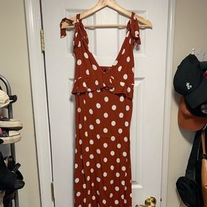 Forever 21 Polka dot Maxi Dress